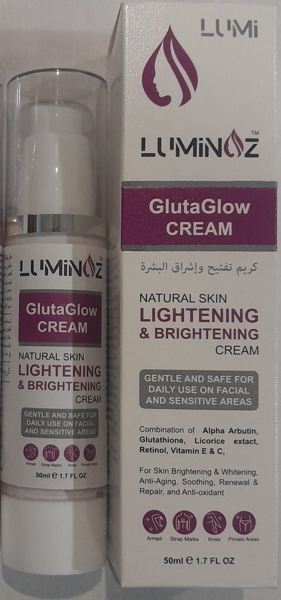Luminoz GlutaGlow Skin Lightening and Brightening Cream