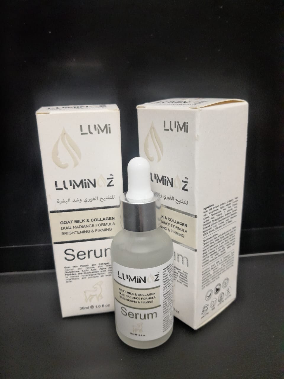 Luminoz Dual Radiance Goat Milk & Collagen Serum