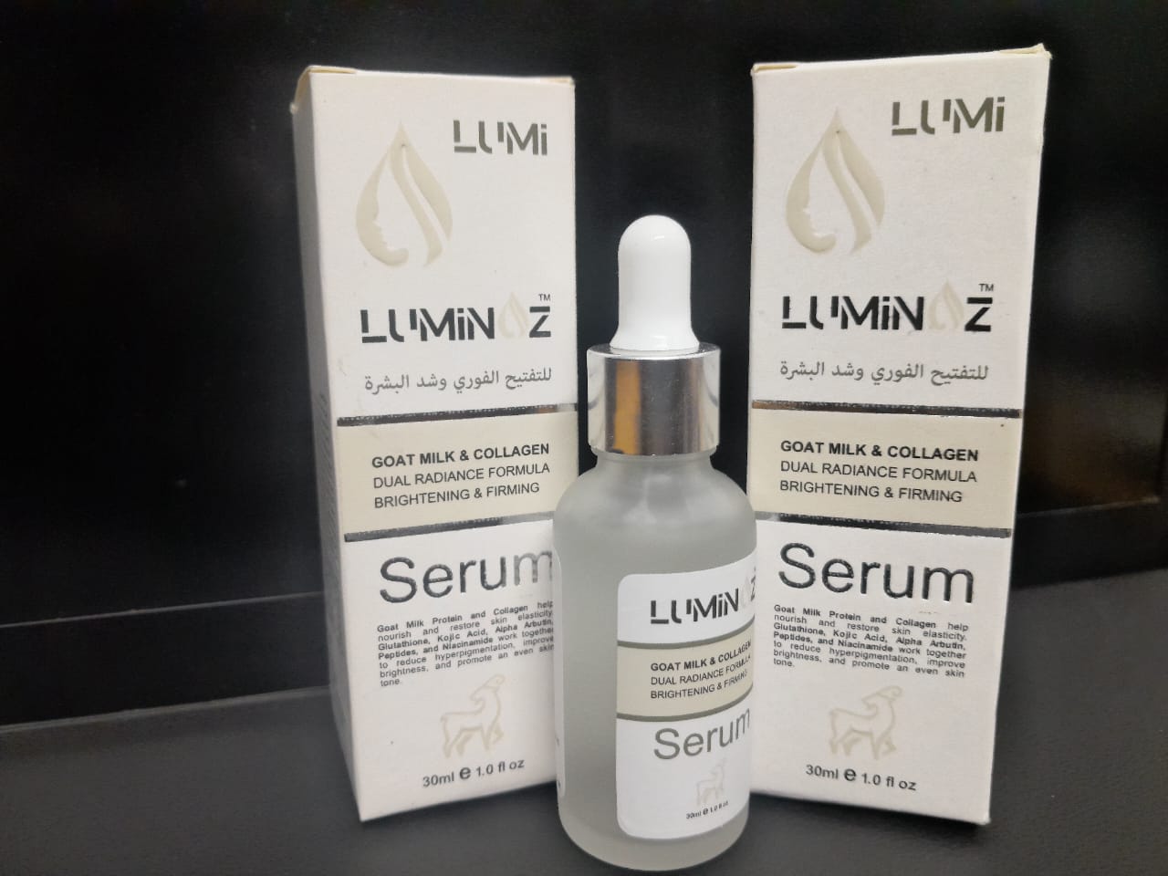 Luminoz Dual Radiance Goat Milk & Collagen Serum