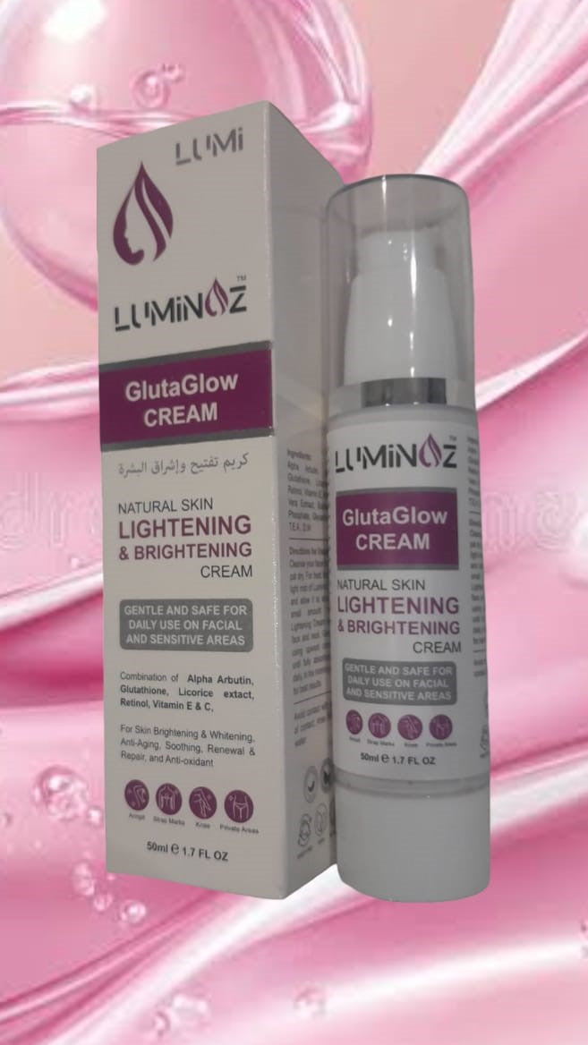 Luminoz GlutaGlow Skin Lightening and Brightening Cream